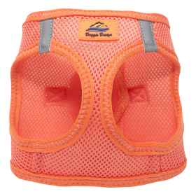 American River Solid Ultra Choke Free Dog Harness (Color: Coral, size: XXS)